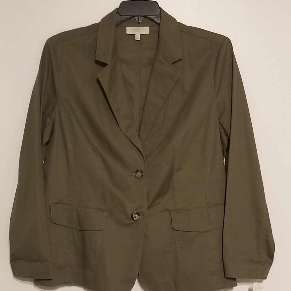 NWT Talbots Olive Blazer